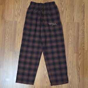 Taylor Swift "I Almost Jumped In" Evermore Official Plaid Pajama Pants/ Small